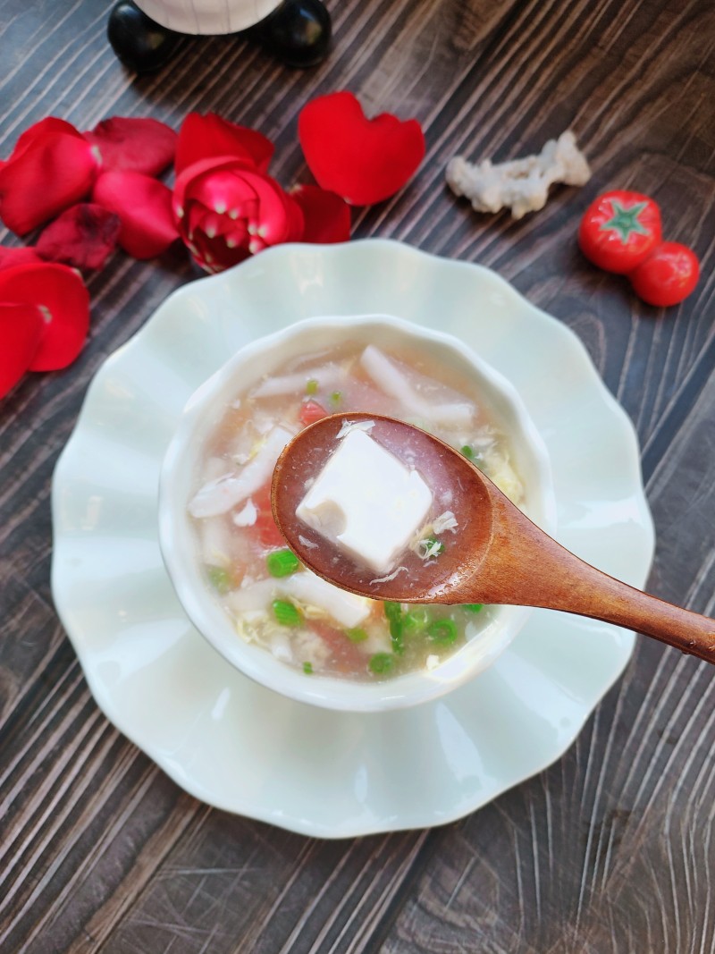 Steps for Cooking Mushroom and Tofu Soup