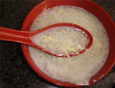 Coconut Milk Bird's Nest Tapioca Dessert