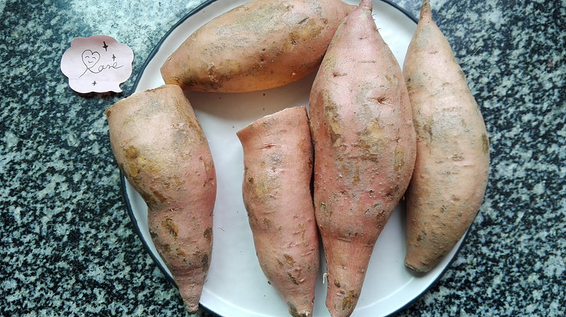 Steps for Baked Sweet Potato