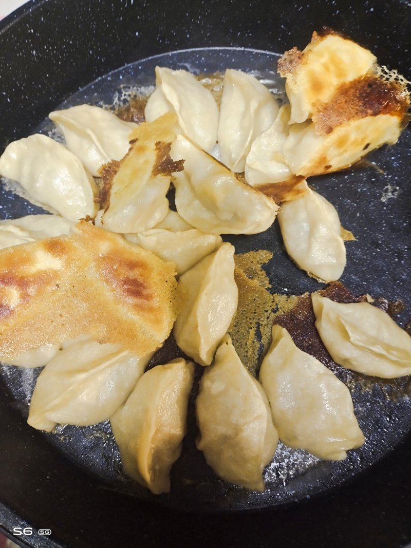 Celery and Pork Fried Dumplings