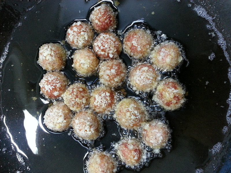 #Countdown to College Entrance Exam# Popular Crispy Snow Frost Chicken Breast Meatballs Cooking Steps