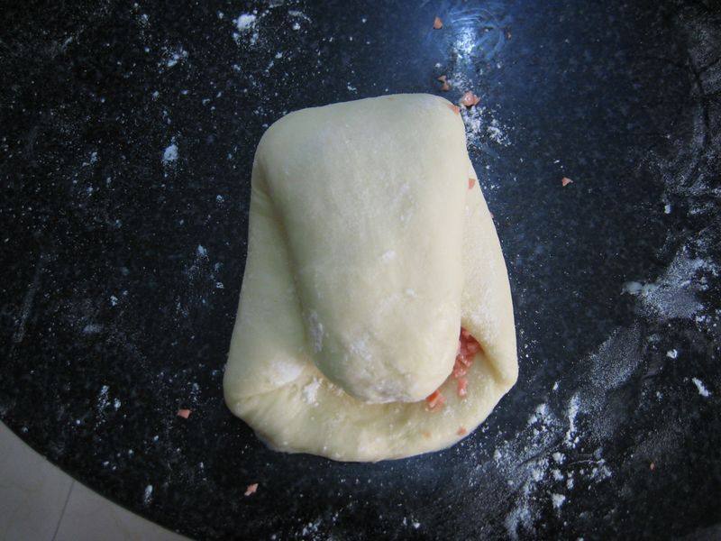 Steps for Making Russian Ham Bread