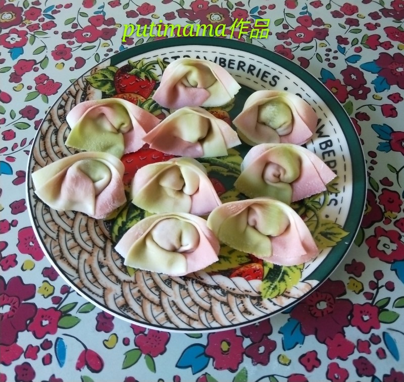 Rainbow Dumplings Making Steps