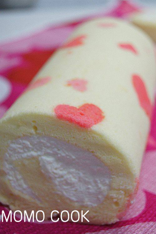 Valentine's Day Gift - Heart-shaped Cake Roll