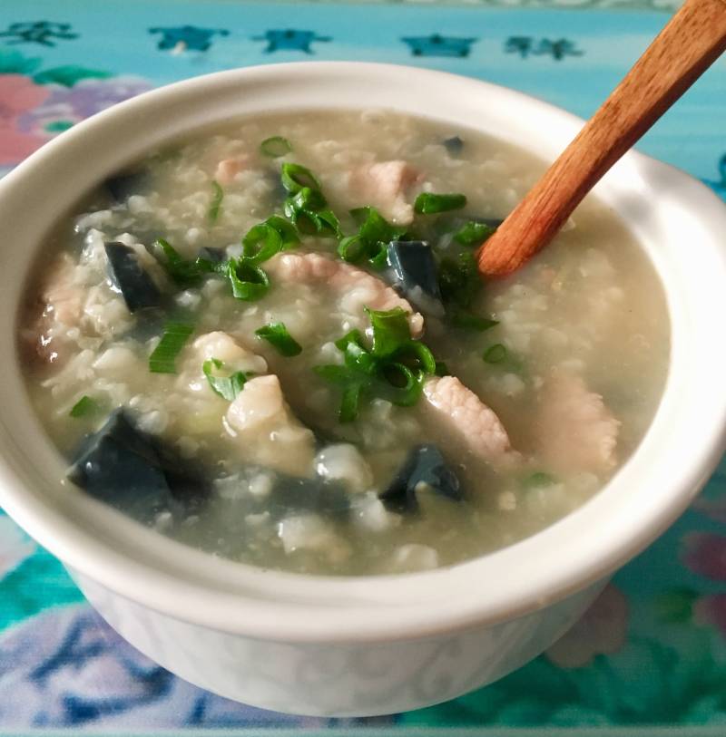 Century Egg and Lean Pork Congee