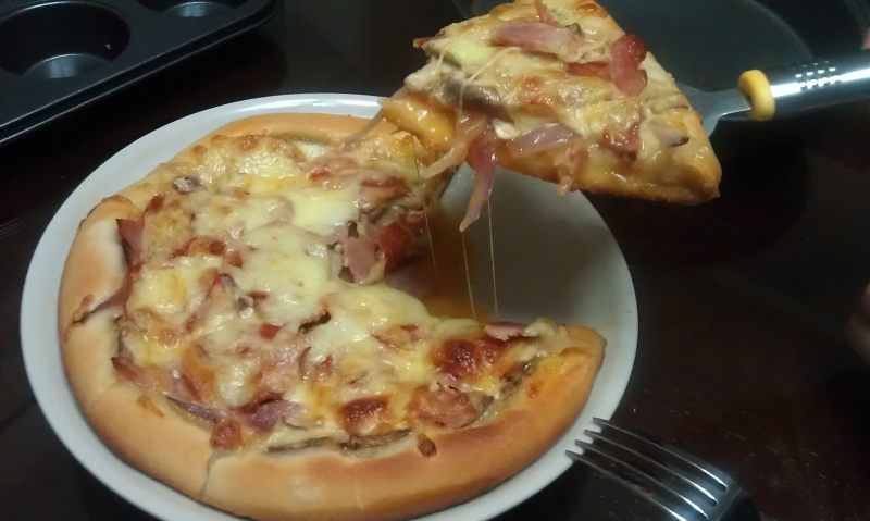 Bacon Sausage Pizza