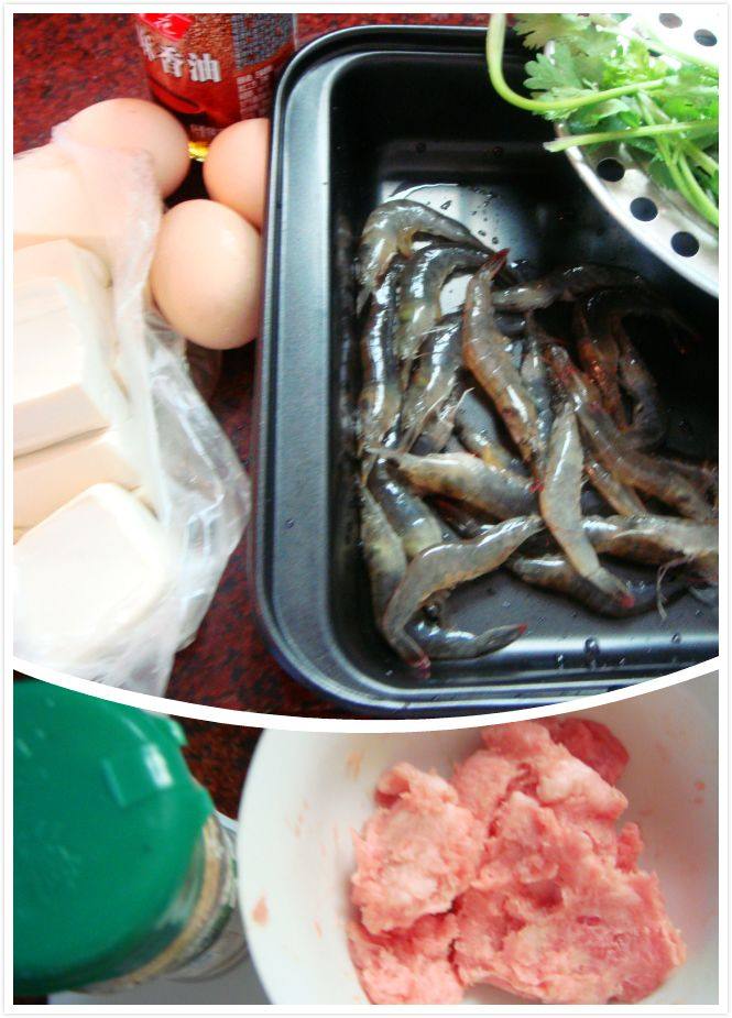 Shrimp and Egg Tofu Bake Step by Step