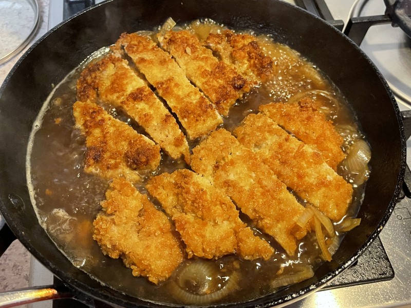 Braised Pork Chop with Egg and Onion Sauce Cooking Steps