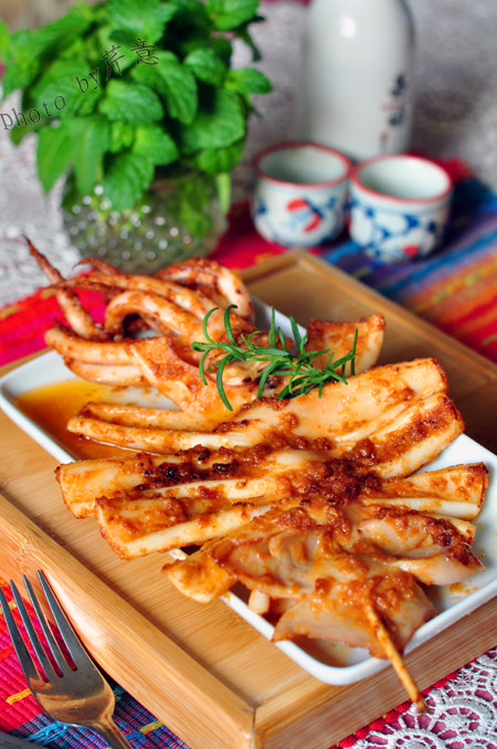 Korean-style Grilled Squid