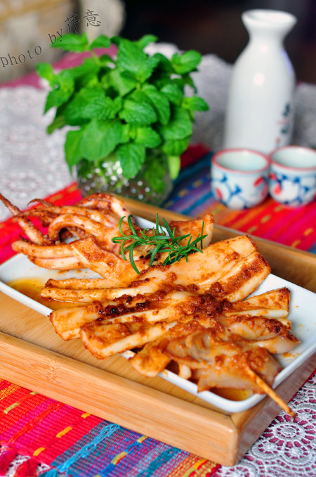 Korean-style Grilled Squid