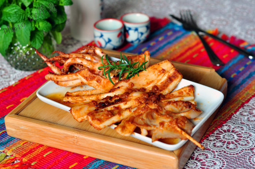 Korean-style Grilled Squid