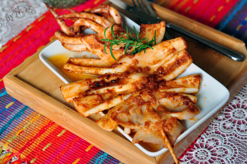 Korean-style Grilled Squid