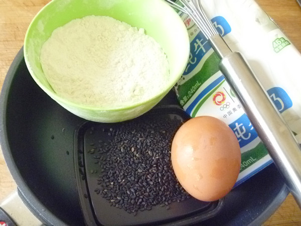 【Easy Pancake Recipes】Black Sesame Egg Pancake Cooking Steps