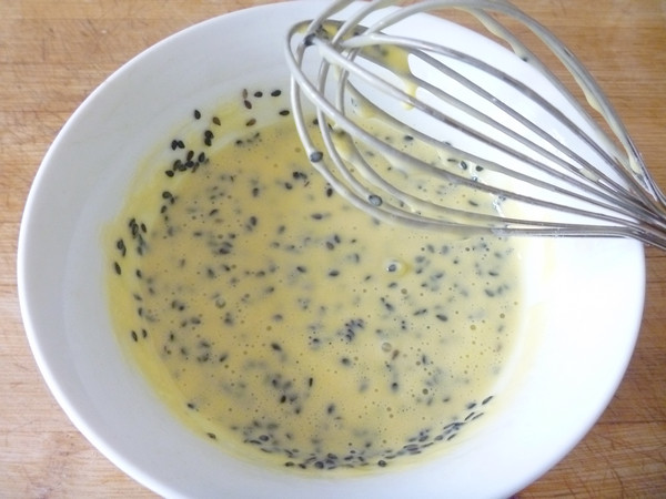 【Easy Pancake Recipes】Black Sesame Egg Pancake Cooking Steps