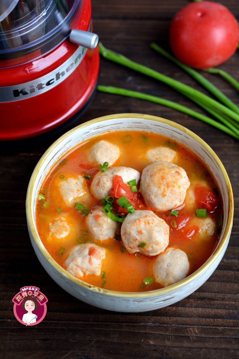 Tomato Fish Ball Soup