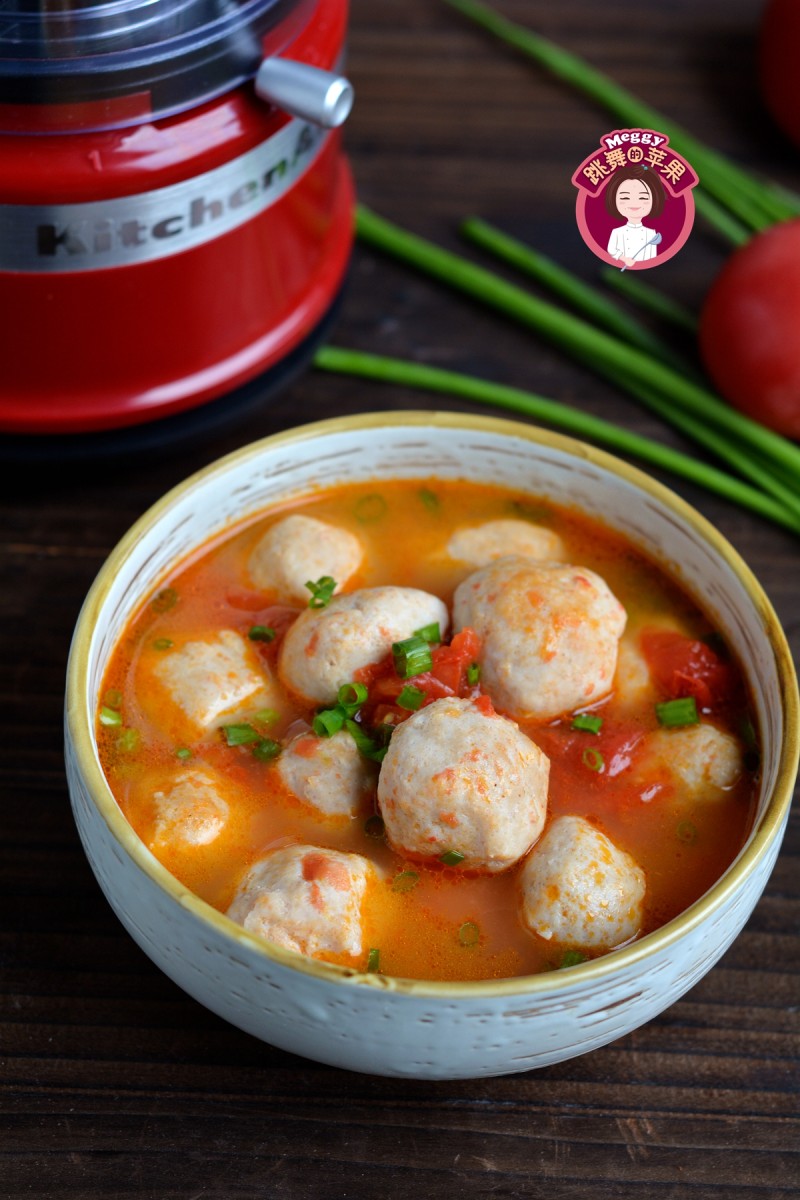 Tomato Fish Ball Soup