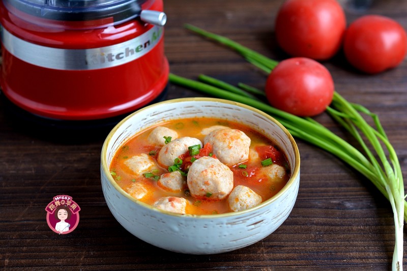 Tomato Fish Ball Soup