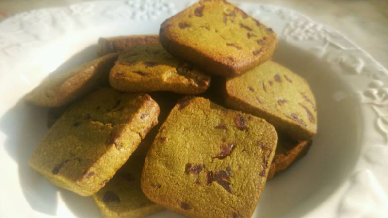 Steps for Making Green Tea Cranberry Cookies