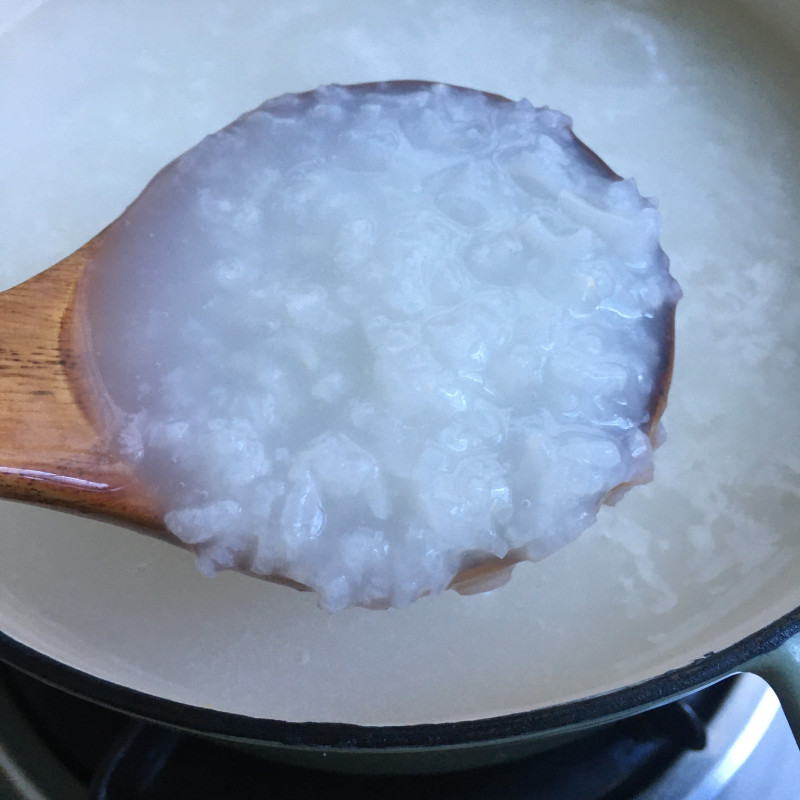 Steamed Egg and Beef Congee Cooking Steps