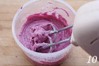 Steps to Make Purple Sweet Potato Cherry Mousse