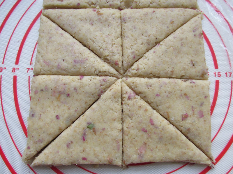 Steps for Making Rose Scones