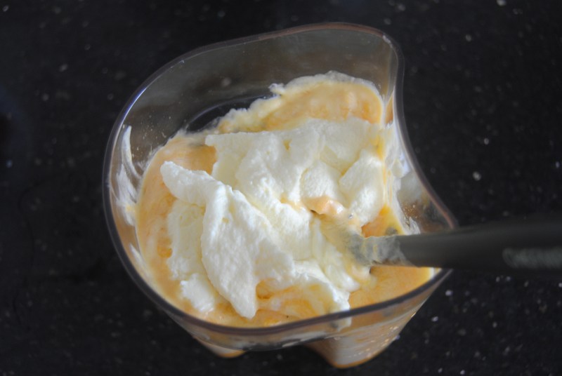 Steps for Making Passion Fruit Mango Ice Cream