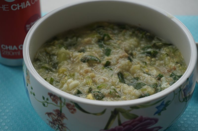 Mom's Flavor Egg and Vegetable Congee