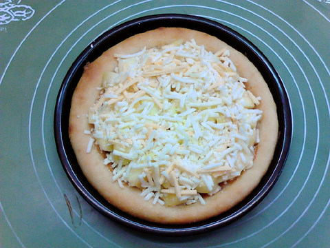 Mango Pizza Making Steps