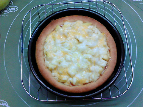 Mango Pizza Making Steps