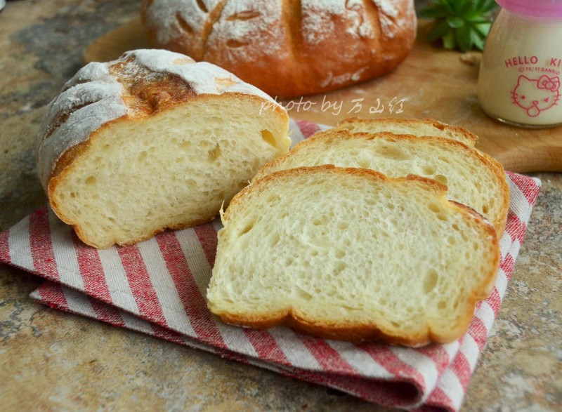 Steps for Making Pure Yogurt Soft European Bread