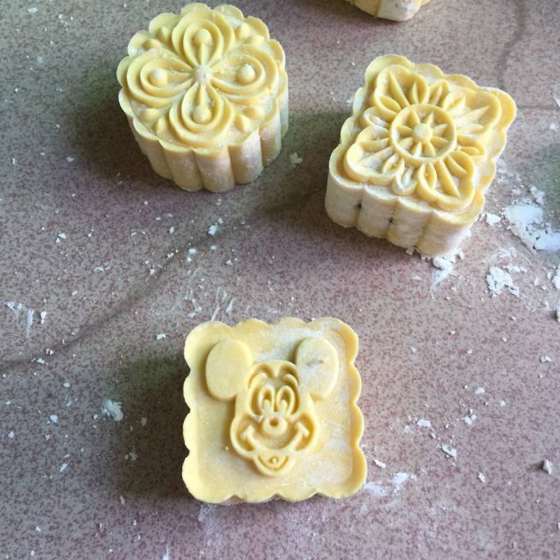 Steamed Mooncake Making Steps