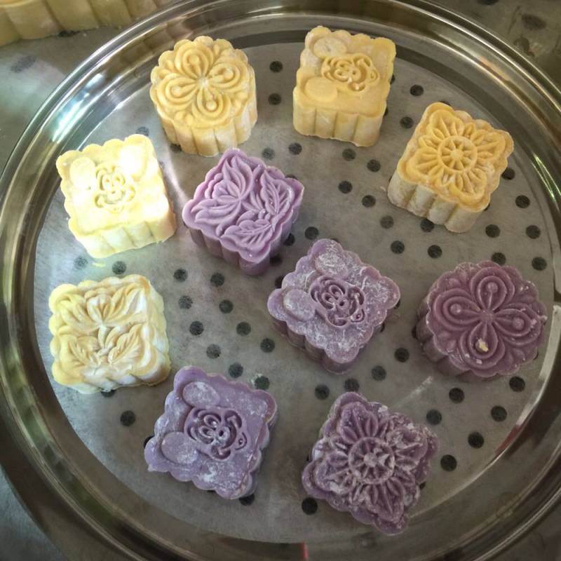 Steamed Mooncake Making Steps