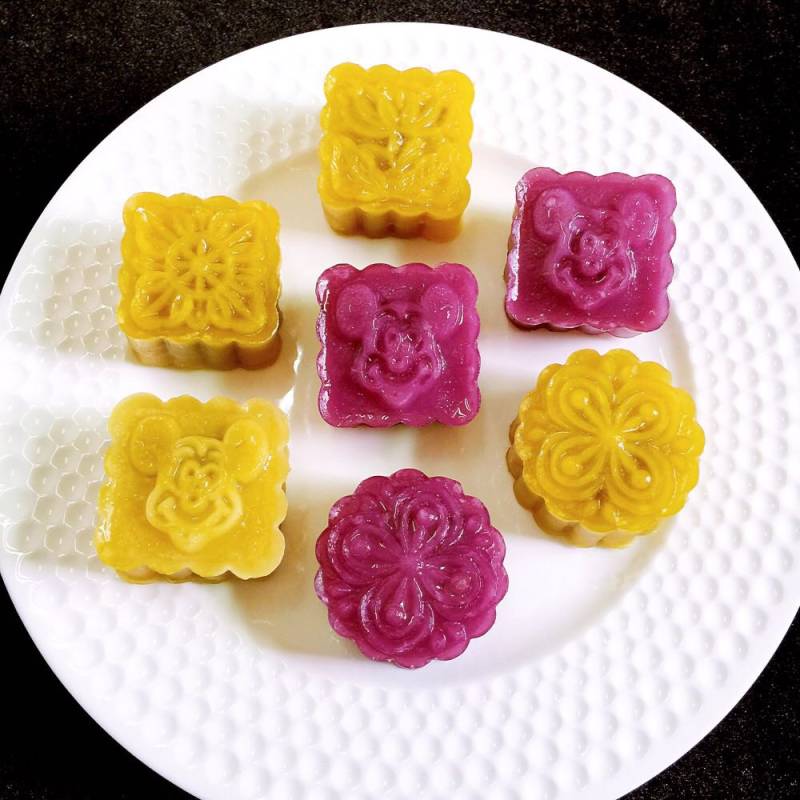 Steamed Mooncake Making Steps