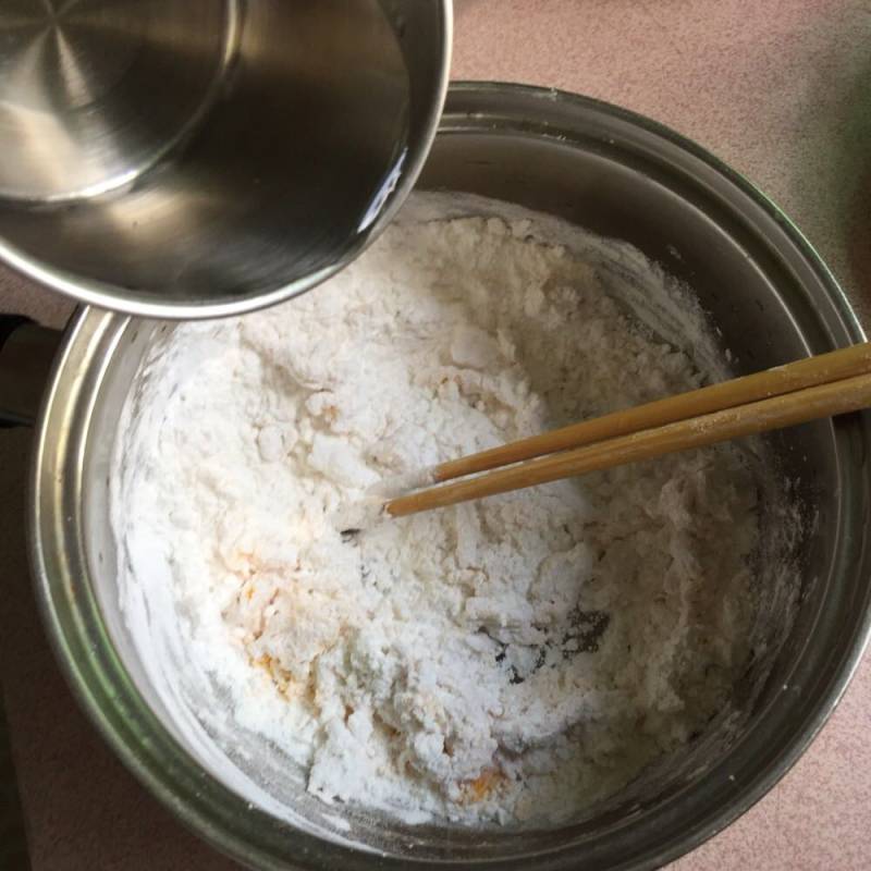 Steamed Mooncake Making Steps