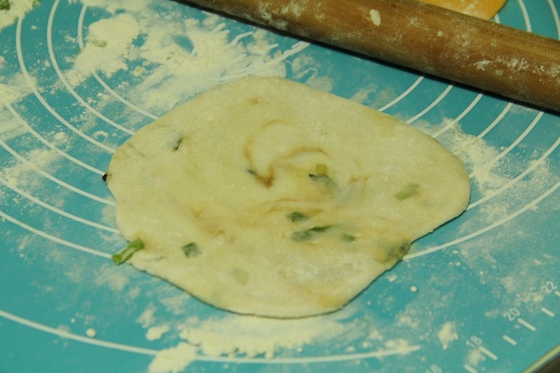 Scallion Pancake Making Steps