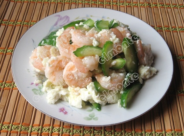 Scrambled Egg Whites with Shrimp