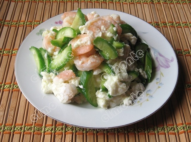 Scrambled Egg Whites with Shrimp