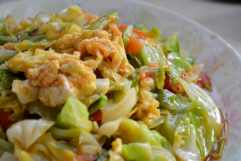 Stir-fried Round Cabbage