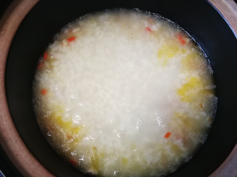 Steps to Make Carrot Mushroom Celery Congee