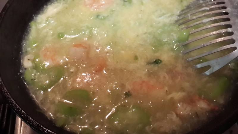 Steps for Making Shrimp and Loofah Soup