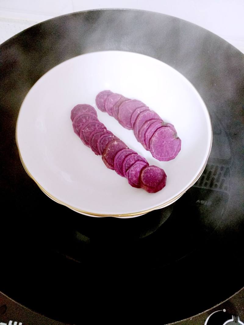 Steps for Making Purple Sweet Potato Glutinous Rice Balls