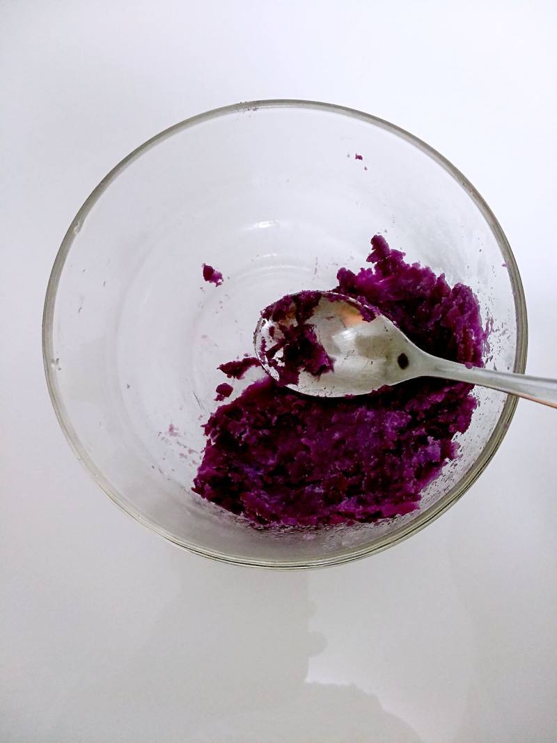 Steps for Making Purple Sweet Potato Glutinous Rice Balls