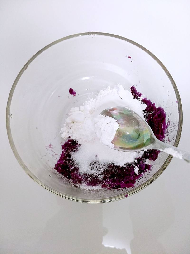 Steps for Making Purple Sweet Potato Glutinous Rice Balls