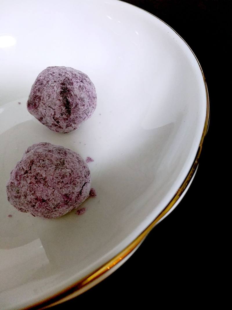 Steps for Making Purple Sweet Potato Glutinous Rice Balls