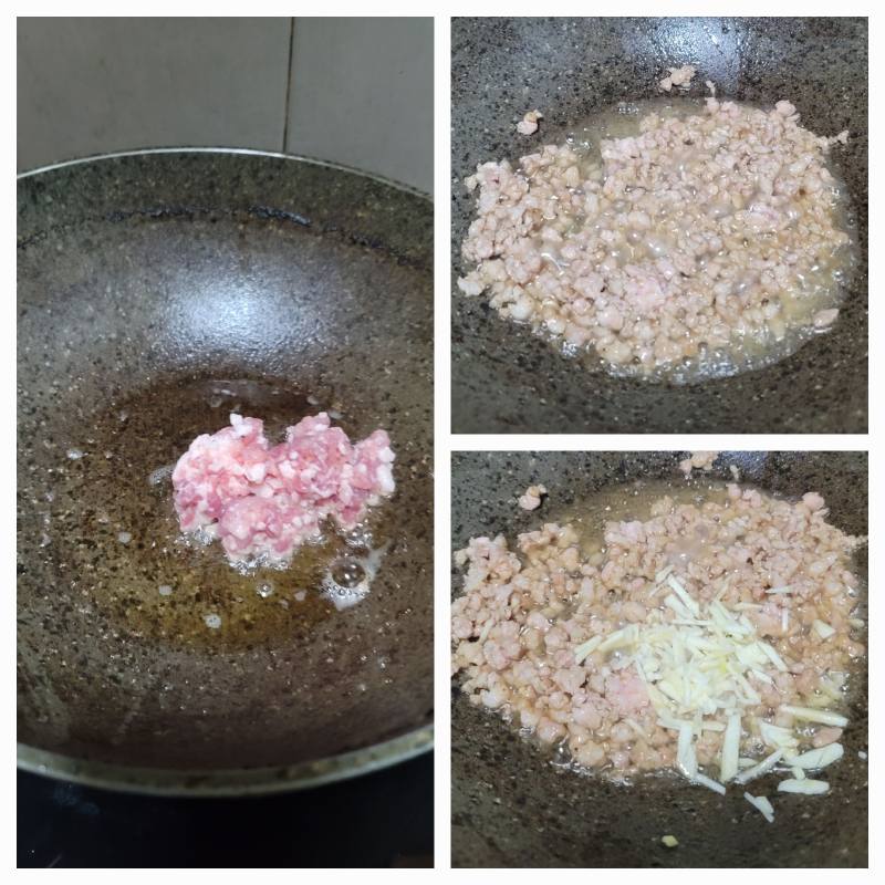 Steps for Making Taro Minced Meat and Oil Tofu Casserole