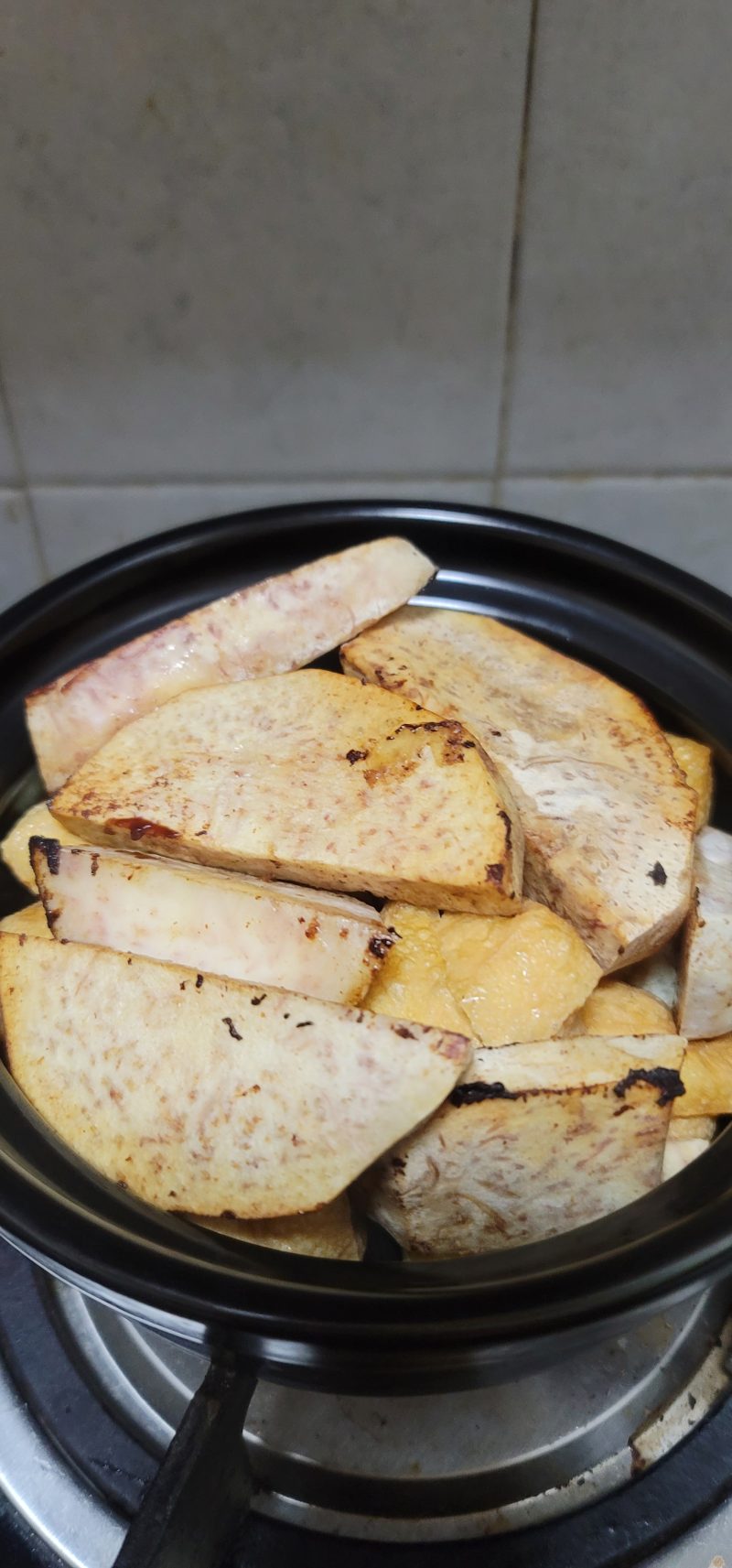 Steps for Making Taro Minced Meat and Oil Tofu Casserole