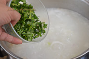 Steps for Making White Radish Beef Congee