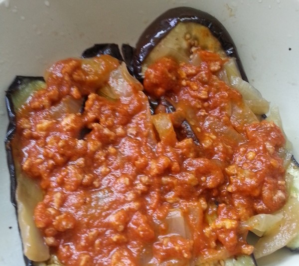 Italian Cheese Baked Eggplant Cooking Steps