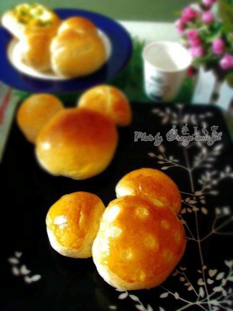 Mickey Corn Mochi Bread