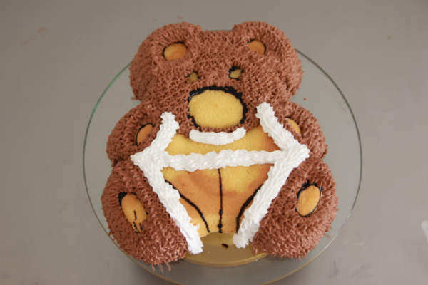 Xiong Bao Bao Cake - lively, cute, and full of energy, makes you want to hug it Step by Step